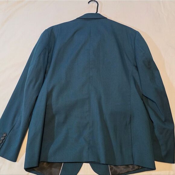 JF J.Ferrar Teal Suit Mens Size 42S - Picture 5 of 9